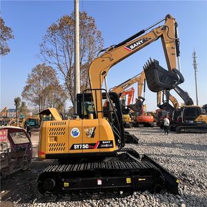 Nouvelle Excavatrice d'occasion 60C Pro, Excavatrice hydraulique sur chenilles d'occasion, Excavatrice à marteau briseur Sy60c, fournie 20 tonnes - Product Image 4