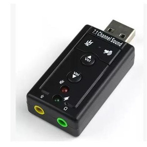 External <b>Usb</b> Sound Card 7.1 Channel For Laptop Desktop Win7 <b>Plug</b> And Play - Product Image 1