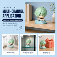 Usine OEM de figurines d'action en vinyle personnalisées, figurines de personnages Chibi, figurines d'anime, série de boîtes mystères pour la vente en gros