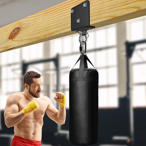 Support <span class=keywords><strong>de</strong></span> <span class=keywords><strong>sac</strong></span> <span class=keywords><strong>de</strong></span> <span class=keywords><strong>frappe</strong></span> lourd en acier pour boxe et MMA, fixation sur poutre, pivotant à 360 degrés, crochet <span class=keywords><strong>de</strong></span> suspension 900g - Product Image 6