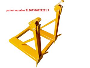 Venta al por mayor de fábrica, accesorio de montacargas de tambor doble, pinza de manipulación de tambor de materia prima de ladrillo de <span class=keywords><strong>cemento</strong></span> - Product Image 2