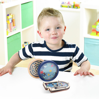Venta caliente niños laberinto juguetes educativos Mini laberinto de madera juego de mesa de madera y laberinto rompecabezas tablero niños juguetes niños