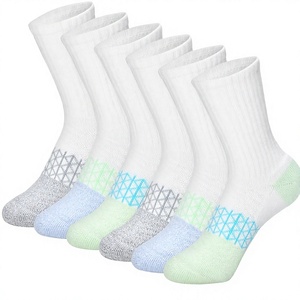 Chaussettes basses athlétiques confortables pour enfants, respirantes, en coton et fibre de bambou, tricotées pour l'automne, chaussettes de sport pour enfants, haute élasticité - Product Image 3