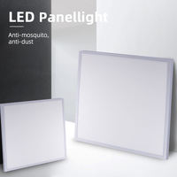 Panneau lumineux LED mince 595x595mm 48W 60W Éclairage latéral Cadre en aluminium ultra-fin 7,8mm Haute luminosité pour l'éclairage de bureau
