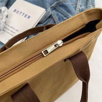 Sac fourre-tout en toile Yifan de couleur unie, sac à bandoulière portable pour les voyages, avec couleurs et logo personnalisables pour les employés de bureau - Vente en gros