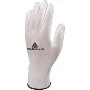 DELTA PLUS-Gant tricoté en polyamide blanc VE70210-M avec paume en polyuréthane (multi-pack) -GANTS EAN MW131362 - Product Image 1