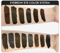 Encre pigmentée semi-permanente WENYU bio, non toxique, végane pour maquillage semi-permanent des sourcils et des lèvres, microblading PMU, 5 ml, 19 couleurs, facile à appliquer