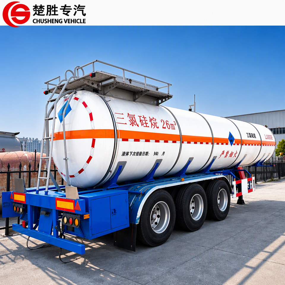 Factory Order. Format Factory Price 3-Axles 40000L Heavy Duty Chemical Acid Corrosive Liquid ...