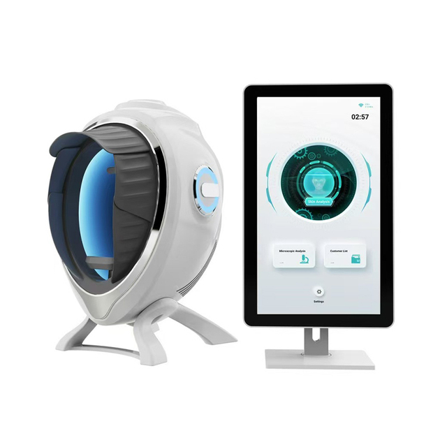 3D Magic AI Facial Skin Analyzer Tester Wood Lamp Phototaking Machine with WiFi Connection Acne Scanner for Face Detection