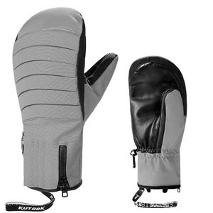 Snowboards en peau de mouton Tasses de <span class=keywords><strong>ski</strong></span> double planche pour hommes et femmes adultes <span class=keywords><strong>Gants</strong></span> de <span class=keywords><strong>ski</strong></span> de protection contre la chaleur à trois doigts - Product Image 2