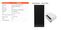 Panneau solaire rigide 250W anti-ombre, module solaire hors réseau pour camping-car, caravane, motorhome, OEM