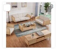 Luxe nordique moderne Vintage salon togosofa meubles de chambre en rotin naturel sangle osier <span class=keywords><strong>canne</strong></span> frêne bois 3 places canapé - Product Image 5
