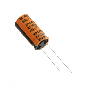 ตัวเก็บประจุแบบ Through Hole รุ่น Original 680 uF CAP ALUM 680UF 20% 35V RADIAL TH B41896C7687M000 - Product Image 1