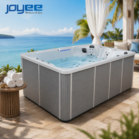 Piscine de nage extérieure de 3,98 m, piscine moderne pour la maison et la villa, spa de massage extérieur JOYEE, meilleur fabricant de spas