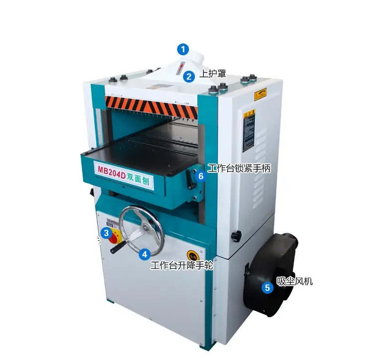 אחרים woodworkingmachinery אחת כפול צד פלנר thicknesser עץ הקצעה