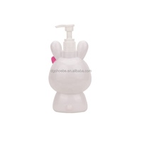 PET forme spéciale bébé en plastique dessin animé mignon lotion cosmétique gel douche désinfectant pour les mains shampoing fille lapin presse bouteille
