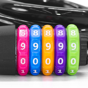 5-Chữ Số Kết Hợp <span class=keywords><strong>Keyless</strong></span> An Ninh Xe Đạp Cáp Xe Đạp Khóa Thép Chống-Cắt Leo Núi Chuỗi Cho Xe Máy Sử Dụng Vật Liệu Hợp Kim - Product Image 2