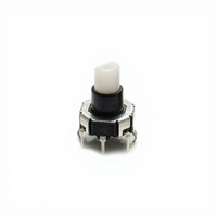 Encodeur incrémental rotatif horizontal en plastique de type D de 12 mm avec interrupteur à pression, modèle EC128S-H, vente en gros