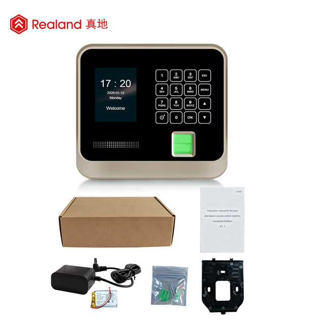 K45 Fingerprint RFID Time Attendance Terminal with RFID Card, Password, WiFi, 1000 Users for Factory Workforce Employee
