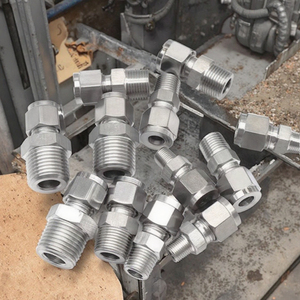 Thép không gỉ thủy lực phù hợp với 1/8 ''-1/2'' NPT nam nối <span class=keywords><strong>CNC</strong></span> gia công ống phù hợp cho 4mm-14mm OD Ống - Product Image 3