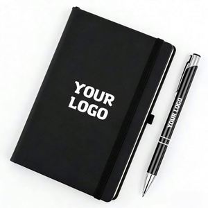 2026 Wholesale <b>A5</b> A6 Custom Business Logo Hard Cover Notebook Promo Gift Leather Elastic Band PU Journal Planner Notebook - Product Image 1