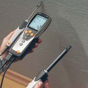 เทอร์โมไฮโกรมิเตอร์ดิจิตอล Testo 635-2 เครื่องวัดอุณหภูมิและความชื้นสำหรับงานอุตสาหกรรม HVAC - Product Image 3