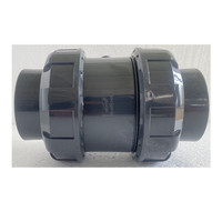 Échantillon GRATUIT Robinet à douille à bas prix 1/2 "-4" ANSI JIS DIN PN10 PVC Double True Union Ball Clapet anti-retour