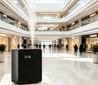 Diffuseur d'air intelligent commercial, en métal, avec une surface de couverture de 3500 m³, adapté aux grandes surfaces.