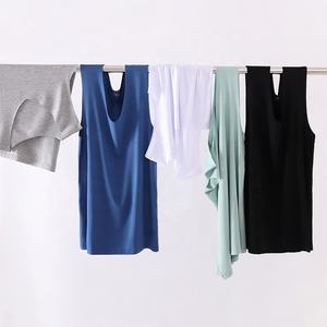 Sous-vêtements de luxe pour hommes en micromodal, extensibles, anti-humidité, t-shirts classiques, débardeurs de sport, t-shirts de compression, sous-vêtements rafraîchissants - Product Image 4