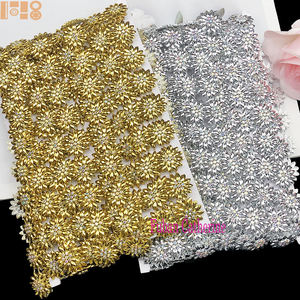 2026 신상 2.3cm 민족 소수민족 수제 장식 의류 라인스톤 체인 레이스 DIY 의류 트리밍 - Product Image 5