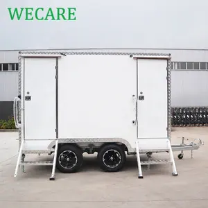 Wecare mobile Outdoor Luxus tragbare Badezimmer Toiletten Anhänger tragbare Camping Toilette Hersteller zu verkaufen