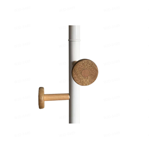 <span class=keywords><strong>Appendiabiti</strong></span> da terra in ferro regolabile in altezza con 8 ganci e portacravatte per camera da letto, ufficio e soggiorno - Product Image 3