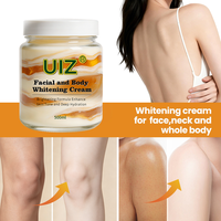 Crème Éclaircissante Visage et Corps pour Peaux Noires et Claires, Hydratant Sans Cruauté Animale, Lotion Éclaircissante Effet Perle