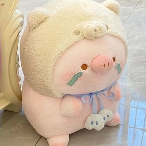 Peluche a forma di maialino carino e adorabile, cuscino a cartone animato con imbottitura <span class=keywords><strong>in</strong></span> cotone PP, perfetto per la nanna, regalo ideale per ragazze dai 14 anni <span class=keywords><strong>in</strong></span> su. - Product Image 2