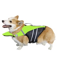 Gilets de sauvetage professionnels pour animaux de compagnie et produits de plein air pour chiens maillots de bain à flottabilité pour grands chiens ventes directes d'usine à motif solide