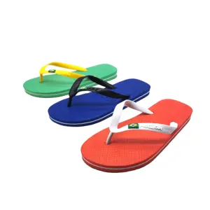 รองเท้าแตะชายหาดสำหรับผู้หญิง,รองเท้าคีบแบบยางเรียบมีโลโก้แบบเฉพาะฤดูร้อน