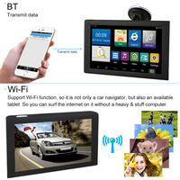 Grand écran tactile de 9 pouces, navigateur GPS Portable, 1 go 16 go, voiture Dvr, enregistreur de conduite, Navigation GPS, système Android, caméra de tableau de bord, tablette PC