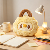 Sac fourre-tout en peluche personnalisé en forme de durian, sac à main doux et moelleux pour enfants et filles, cadeau, décoration de fête, OEM ODM
