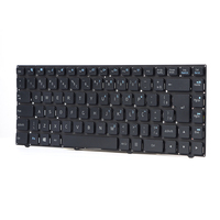 Teclado de Repuesto para Portátil CCE Ultra Thin U25 N325 Series, Distribución BR ABNT2, Venta al Por Mayor de Fábrica
