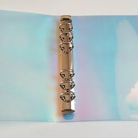 A5 A6 A7 6 Ringe Binder Lose blatt binder 6-Loch Laser Spiral Notebook Cover Datei Ordner Buch für Schul bürobedarf