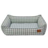 Lit rectangulaire lavable pour chien et chat toutes saisons pour petit et grand chien avec fond antidérapant