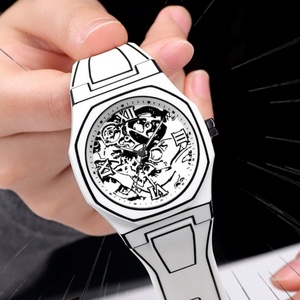 OEM ODM Mode Hommes Montres <span class=keywords><strong>Anime</strong></span> Croquis Modèles Cadran Conception Étanche Quartz Montre pour Hommes Montre-Bracelet Montre Homme Reloj - Product Image 2