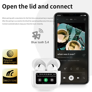 Tai nghe nhét tai chống ồn ENC & Tai nghe nhét tai răng xanh không dây có độ trễ thấp hiển thị kỹ thuật số - Product Image 2