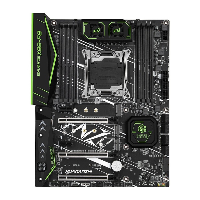 X99 F8 X99 Desktop ATX Motherboard with Intel XEON E5 2697V4 2*16GB = 32GB DDR4 2133MHz REG ECC Memory Combo Kit SATA