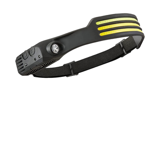 Lampu depan 1/<span class=keywords><strong>2</strong></span>/3 COB lampu kepala USB isi ulang senter kepala tahan air luar ruangan berlari berkemah memancing lentera - Product Image 2