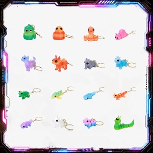 3D printed keychain pendant, cute animal design, available in multiple colors, holiday <b>gift</b> for boys and girls - Product Image 1