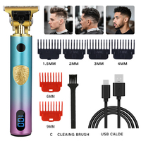 Tondeuse à barbe vintage T9 Tondeuse à cheveux sans fil Tondeuse à cheveux professionnelle sans fil pour hommes