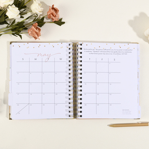 Cuaderno Espiral Personalizado, Agenda Diaria y <span class=keywords><strong>Semanal</strong></span>, Planificador A5 A4 <span class=keywords><strong>con</strong></span> Índice Mensual, Pegatinas y Bolsillo - Product Image 3