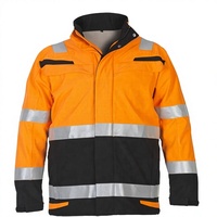 Combinaison de travail haute visibilité personnalisée 100% polyester coupe-vent, veste de travail réfléchissante softshell pour homme, coutures sans couture