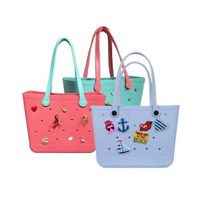 Sacs à main pour femmes en silicone, chaussures en mousse EVA d'été, breloques pour chaussures en PVC, accessoires pour chaussures - Product Image 1